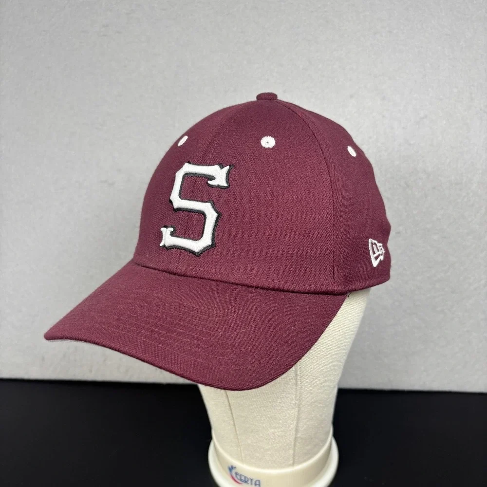 New Era St Annes Belfield School STAB Saints Fitted Hat Cap Maroon Size M/L VA